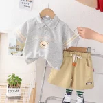 Premium Cotton Baby Tshirt with Short Pant Set (China)