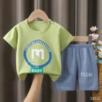 Premium Cotton Baby Tshirt with Short Pant Set (China)