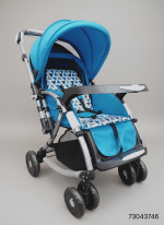 Baby Stroller & Rocker 720W Comfortable Rocking Pram - Image 2