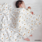 Single Layer Muslin Cotton Swaddle Blanket 42x50 inch - Image 3
