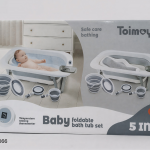 Toimoys 5-in-1 Foldable Baby Bath Tub Set (China)