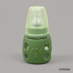 Minitree Slimneck Glass Feeding Bottle 0m+ 60ml - Green