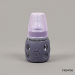 Minitree Slimneck Glass Feeding Bottle 0m+ 60ml - Purple