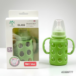 Minitree Slimneck Glass Feeding Bottle 3m+ 120ml - Green - Image 2