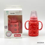 Minitree Slimneck Glass Feeding Bottle 3m+ 120ml - Red - Image 2