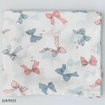 Single Layer Muslin Cotton Swaddle Blanket 42x50 inch - Image 2