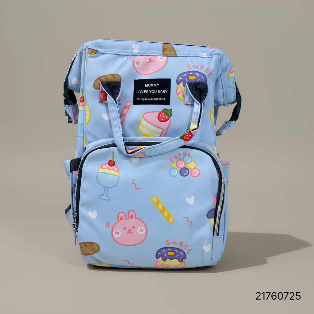 21760725 Fancy Premium Mommy Backpack for Diaper & Baby Accessories - Image 1