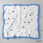 Premium 6-Layer Muslin Cotton Swaddle Blanket 43x43inch (China)