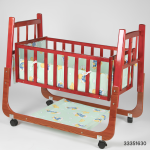 Sweetbaby Wooden Baby Cradle With Swing & Mosquito Net (China)