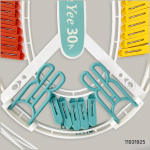 Premium Round Clothes Drying Hanger 24-Clips (China) - Image 2