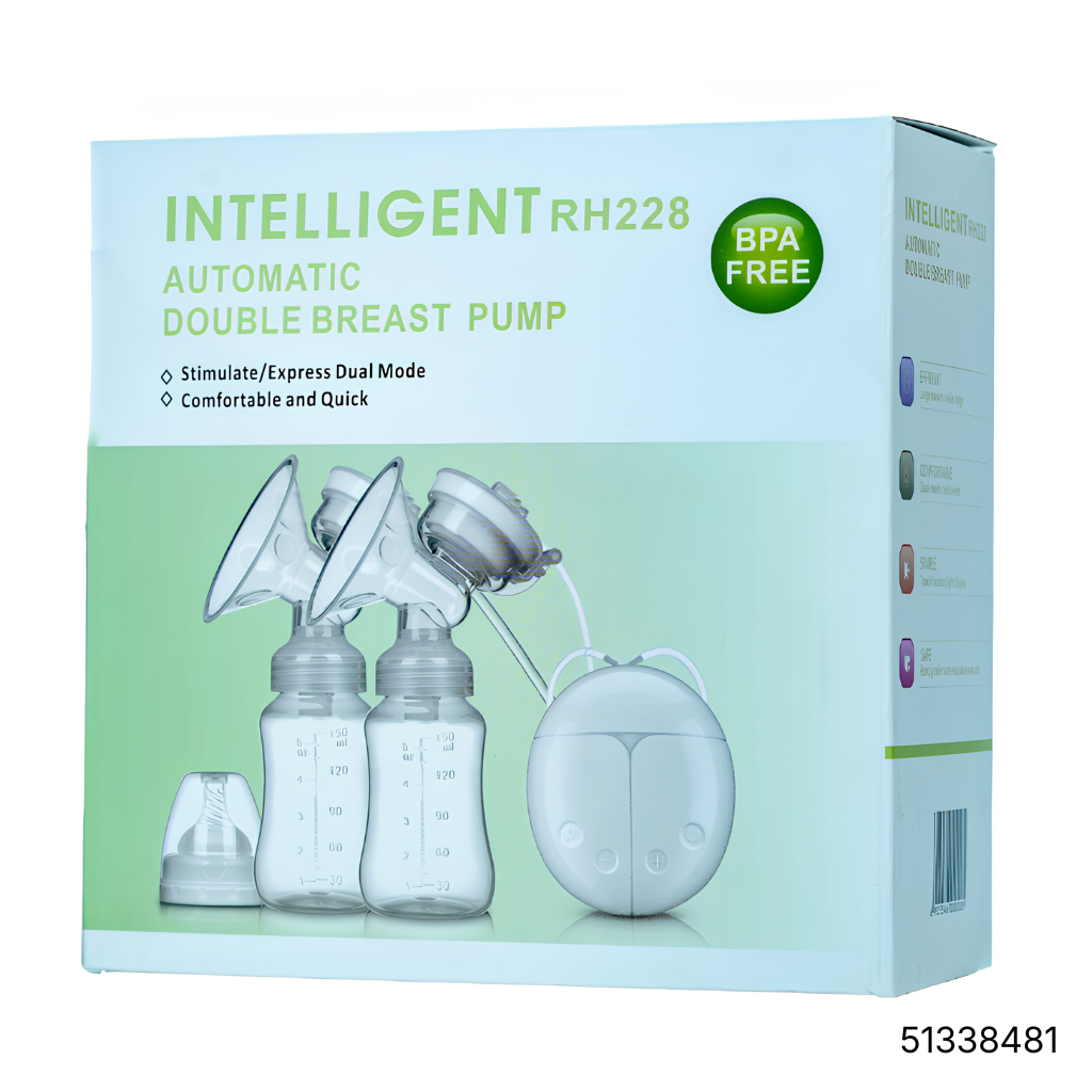 51338481 Intelligent RH228 Automatic Double Breast Pump - Image 1