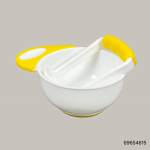 Baby Food Masher Bowl- Yellow