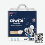 Aiwibi Australia Premium Baby Diaper Newborn Tape - Belt 0-5Kg 22pcs