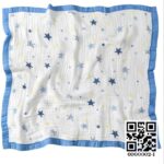 Premium 6-Layer Muslin Cotton Swaddle Blanket 43x43inch (China)