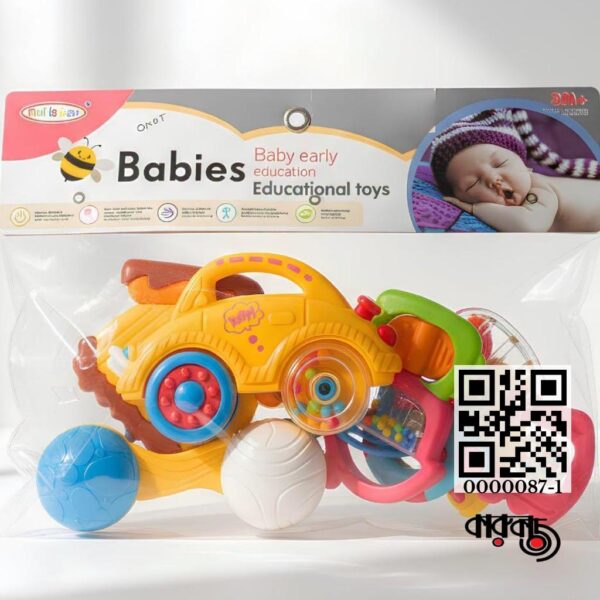 Babies Early Development Rattle Toys - Jhunjhuni Mixed Set 3m+ (China)