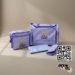 Diaper & Accessories Bag, 4-in-1, Large Bag with Hand Bag, Mat & Feeder Cover