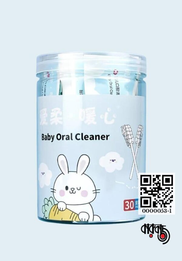 Baby Oral Cleaning Cotton – 30PCS