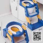 Baby Potty Training High Commode Seat with Ladder
