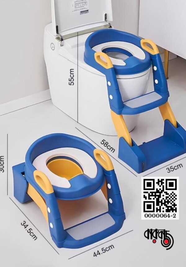 Baby Potty Training High Commode Seat with Ladder