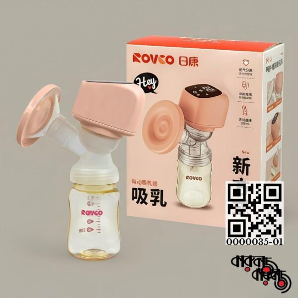 Rovco Portable Electric Breast Pump with PPSU Bottle