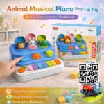 Animal Music Pop-up Piano Toy