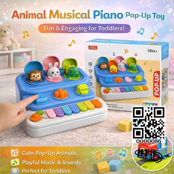 Animal Music Pop-up Piano Toy