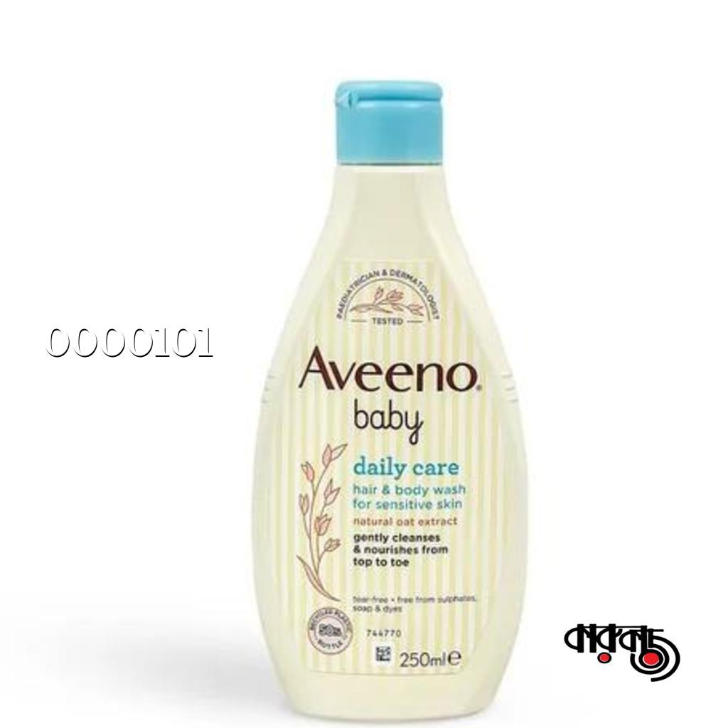 main__3466_20260711_203516_1457b226-ebb5-4e3f-8fa3-3e7fe3af3515-1.jpg Aveeno Baby Daily Care Hair & Body Wash 250ml (Italy) - Image 1