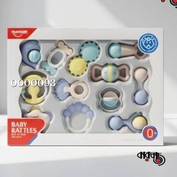 Huanger Baby Rattles & Teeter set, 0+