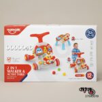 Huanger 2-in-1 Baby Walker & Activity Table – Musical Learning Toy (12M+) - HE0829