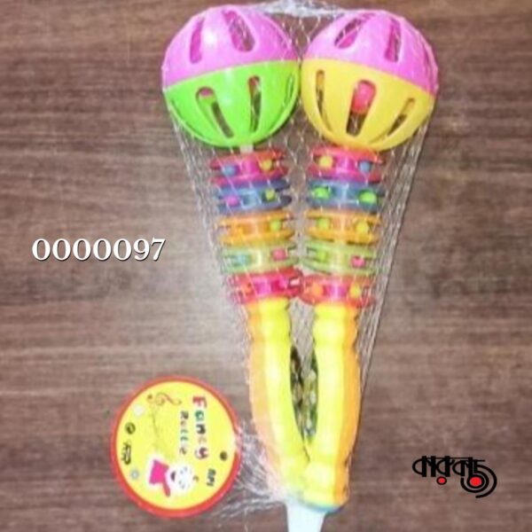 Plastic Baby Hand Rattle Toy
