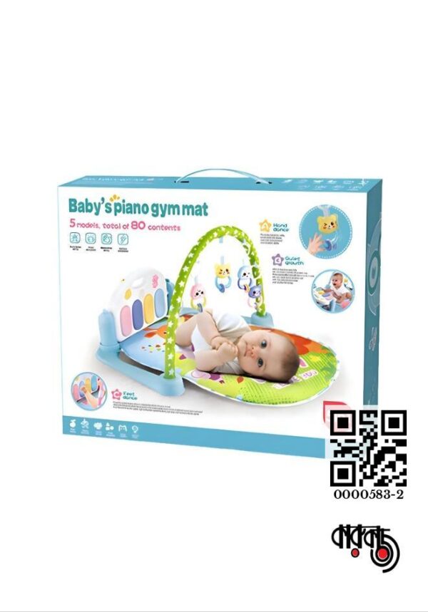 Baby's Piano Gym Mat 5 Models with 80 COntents - China