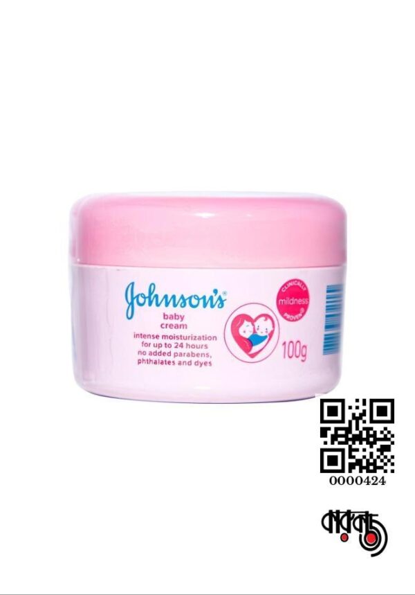 Johnson's Baby Cream Intense Moisturization - 100 gm