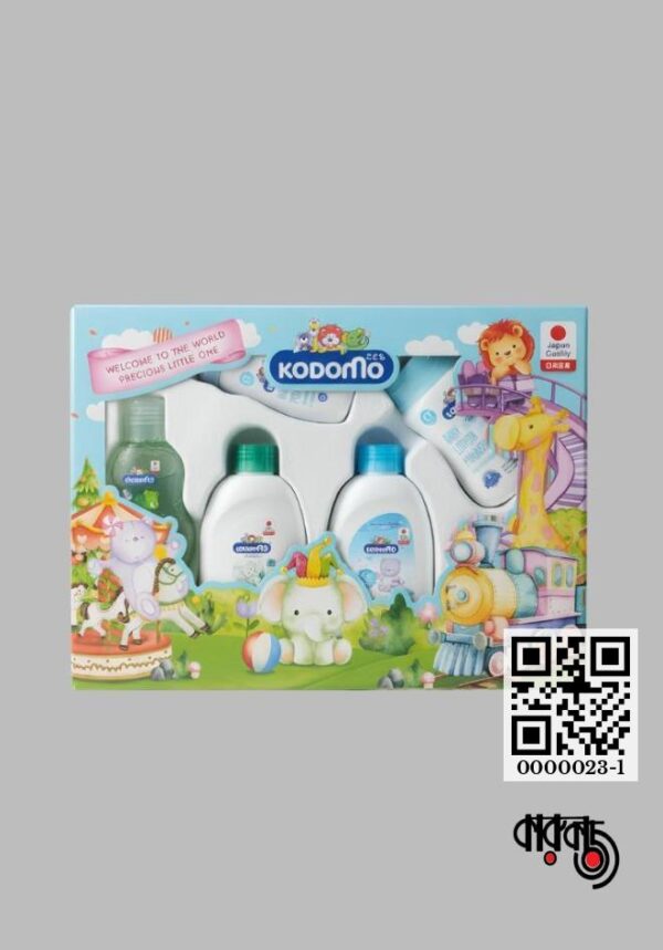Kodomo 5-in-1 Baby Skincare Toiletries Gift Set (Thailand)