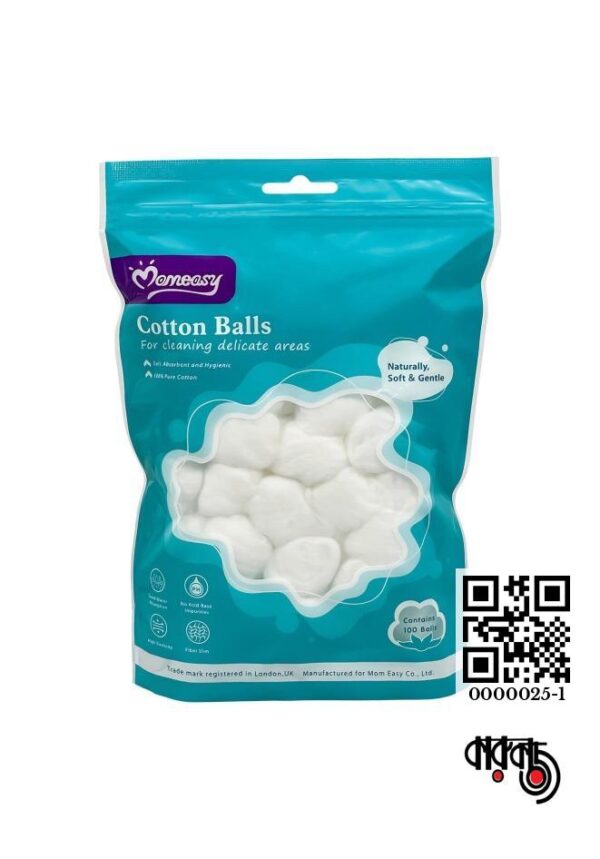 Momeasy Cotton Balls (100 Balls)