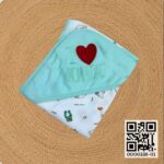 Little Home Baby Premium I Love Mom & Dad Hooded Towel 30x30 inch