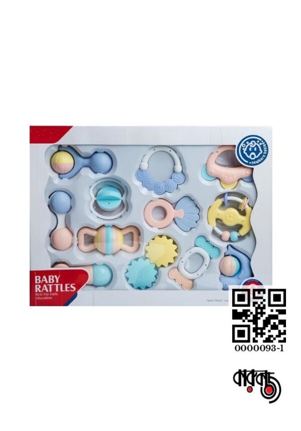Huanger Baby Rattles & Teeter set, 0+