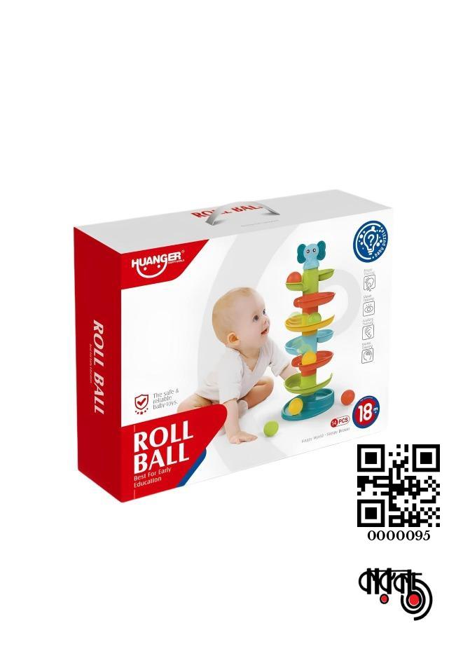 gallery__4200_20260919_164032_007c7a8b-365f-407b-82cc-6c2ebf896a60-3.jpg Huanger Roll Ball Toy – 5 Layer Drop & Swirl Tower for Kids - Image 1