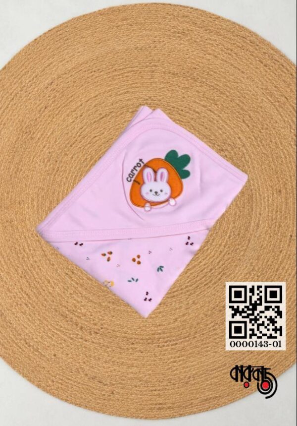 First Wear Premium Woven Terry Cotton Hooded Towel 30x30 inch Thailand