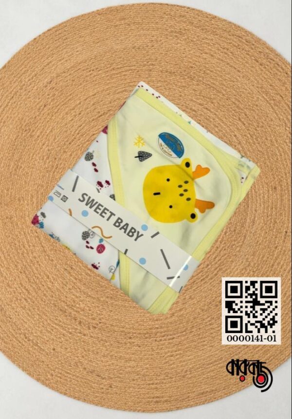 Sweet Baby Knit Cotton Hooded Towel 30x30 inch Thailand