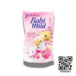 Babi Mild Organic Fabric Wash with Softener - White Sakura (530ml) - Thailand