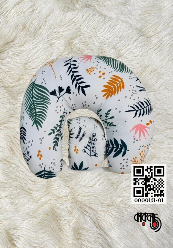Premium Cotton Nursing Pillow with Baby Head Pillow