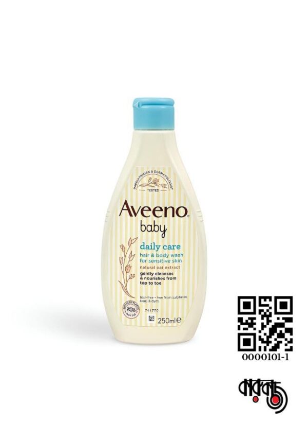 Aveeno Baby Daily Care Hair & Body Wash 250ml (Italy)